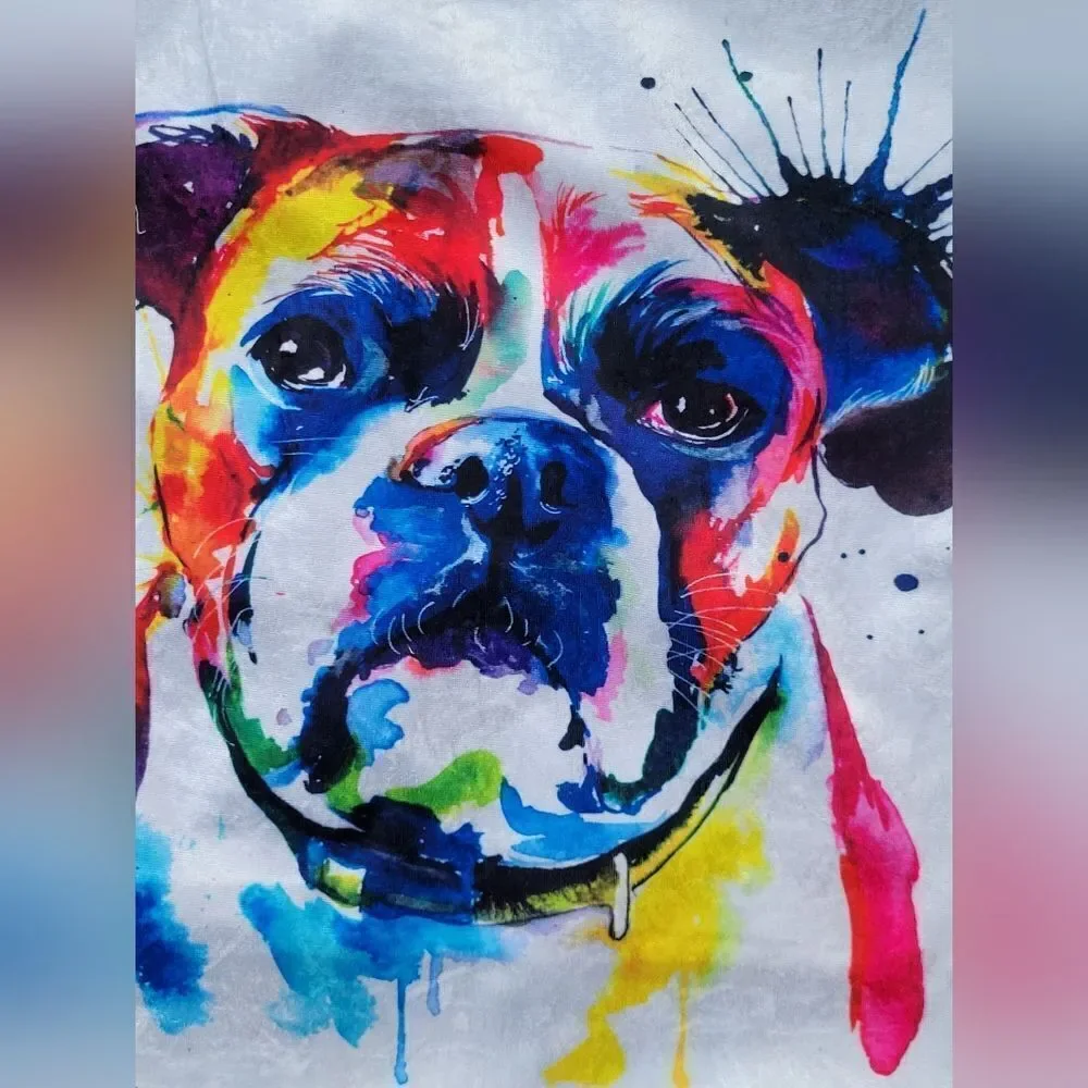 Bulldog Pillow Cover‎